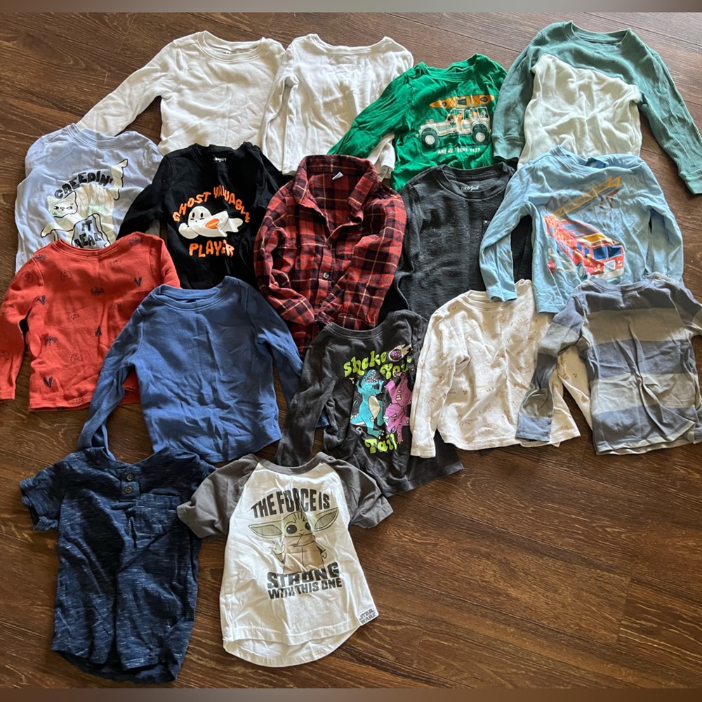 Boys 3t 17 shirt bundle